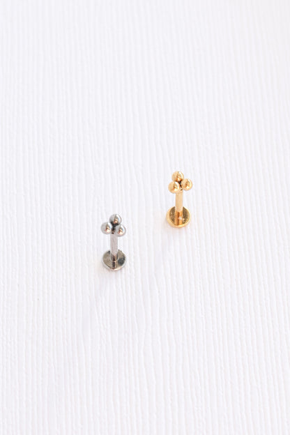 Tri-Dot Flat Back Stud