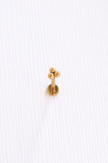 Tri-Dot Flat Back Stud