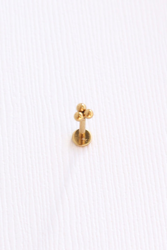Tri-Dot Flat Back Stud