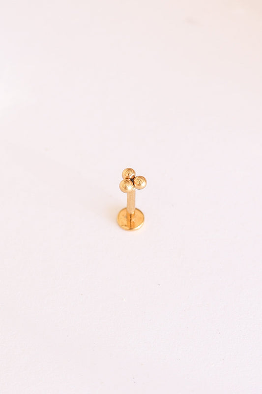 Tri-Dot Flat Back Stud