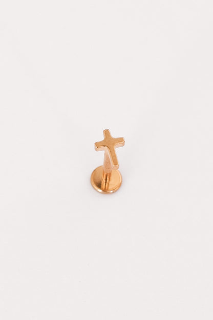 Cross Flat Back Stud
