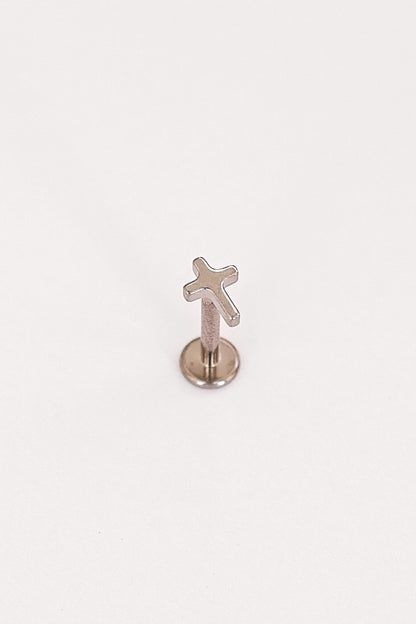 Cross Flat Back Stud