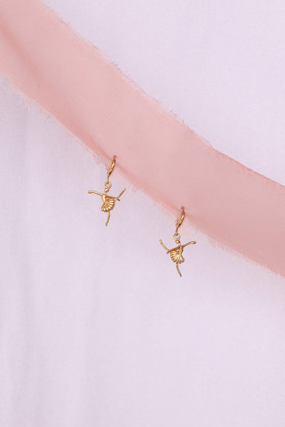 Tiny Dancer Huggie Hoop