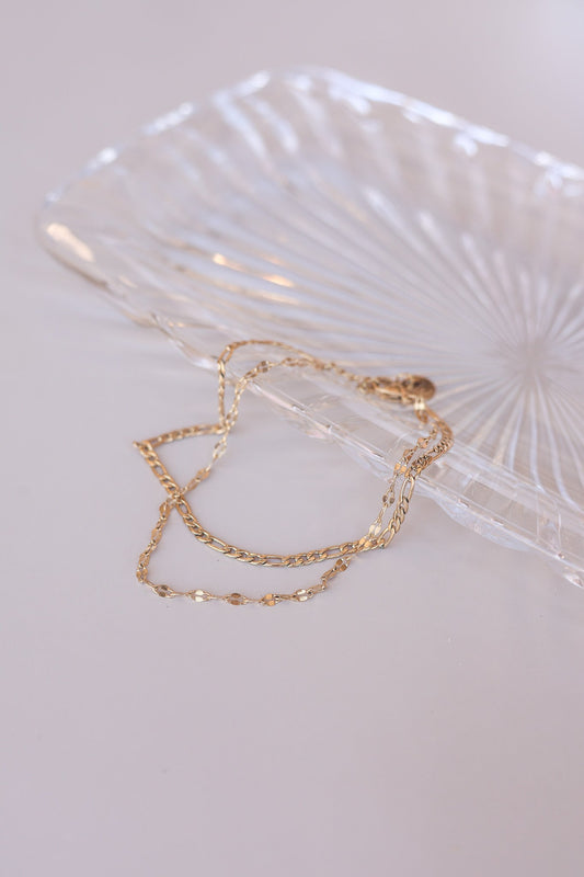 Lorelei Layered Anklet