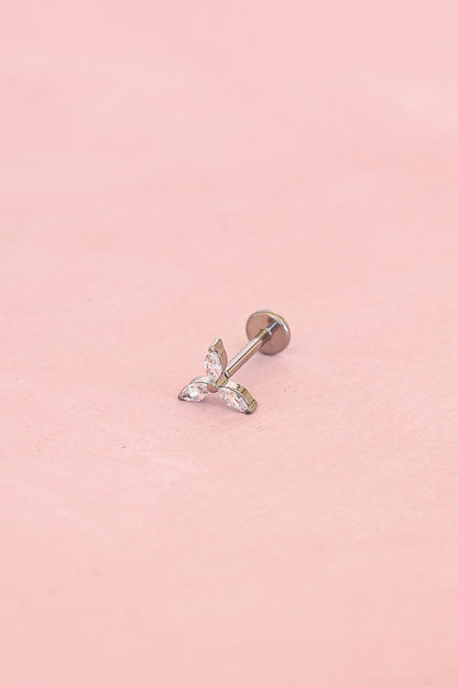 Iris Flat Back Stud
