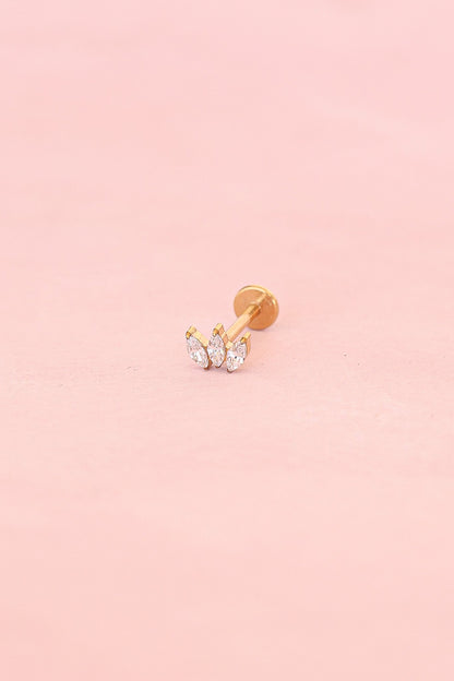 Leah Flat Back Stud