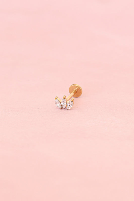 Leah Flat Back Stud