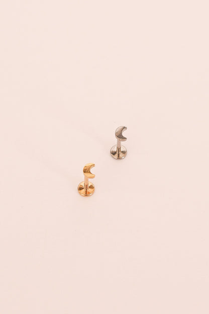 Moon Flat Back Stud