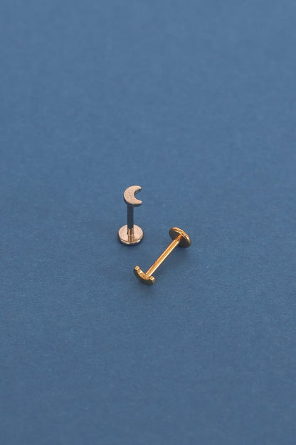Moon Flat Back Stud