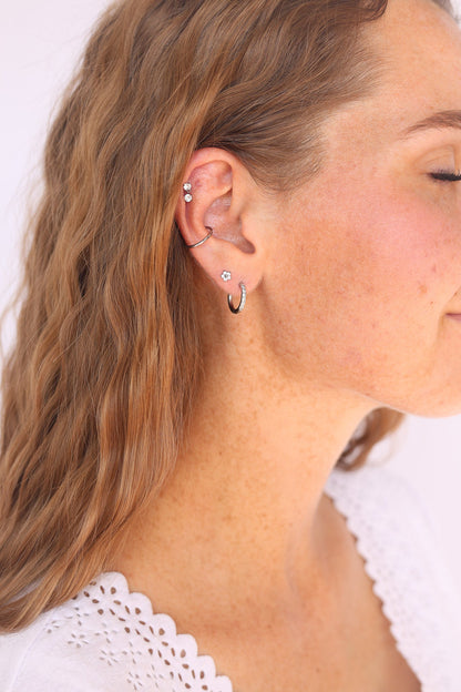 Daisy Flat Back Stud