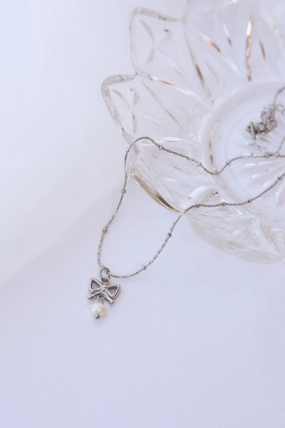 Jane Bow Necklace