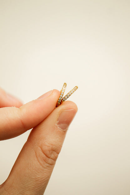 Micro Crystal Hoop