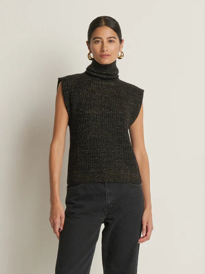 Nation Isha Turtleneck Tank Shiny