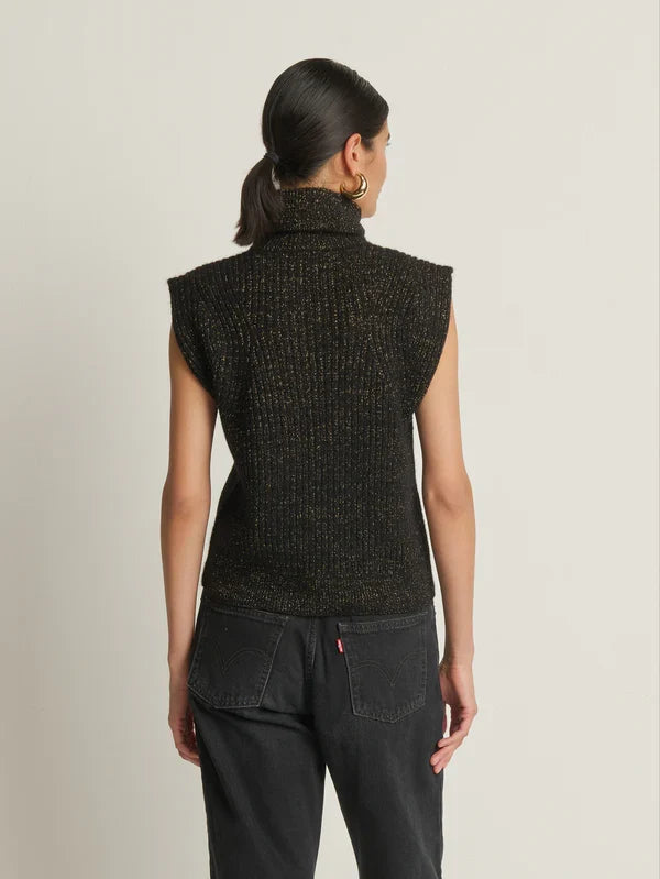 Nation Isha Turtleneck Tank Shiny