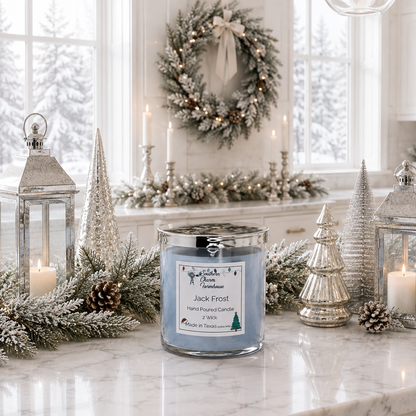 Jack Frost Candle, 2 Wick