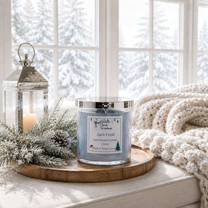 Jack Frost Candle, 2 Wick