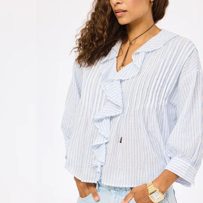 Kerri Rosenthal Rosen Stripe Blouse