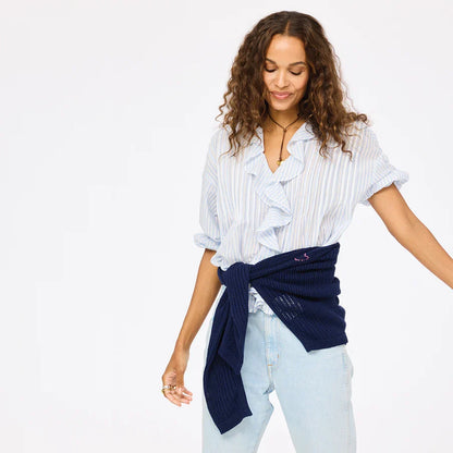 Kerri Rosenthal Rosen Stripe Blouse