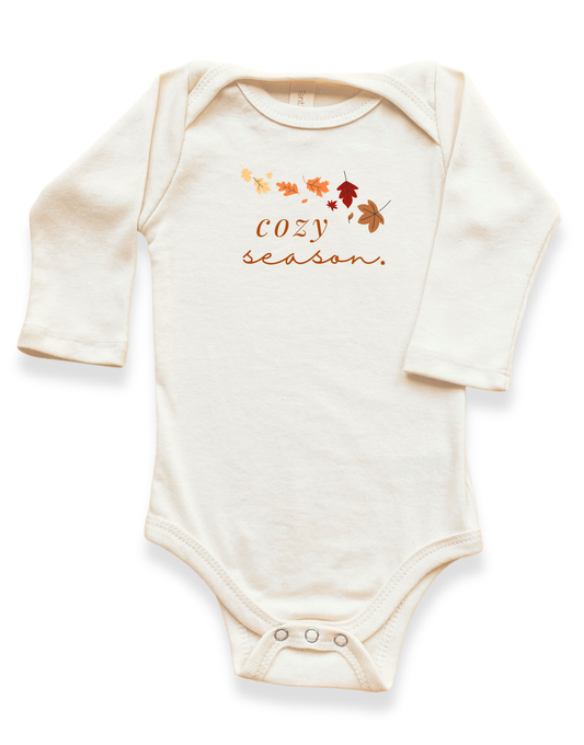 Cozy Season Organic Bodysuit Long Sleeve