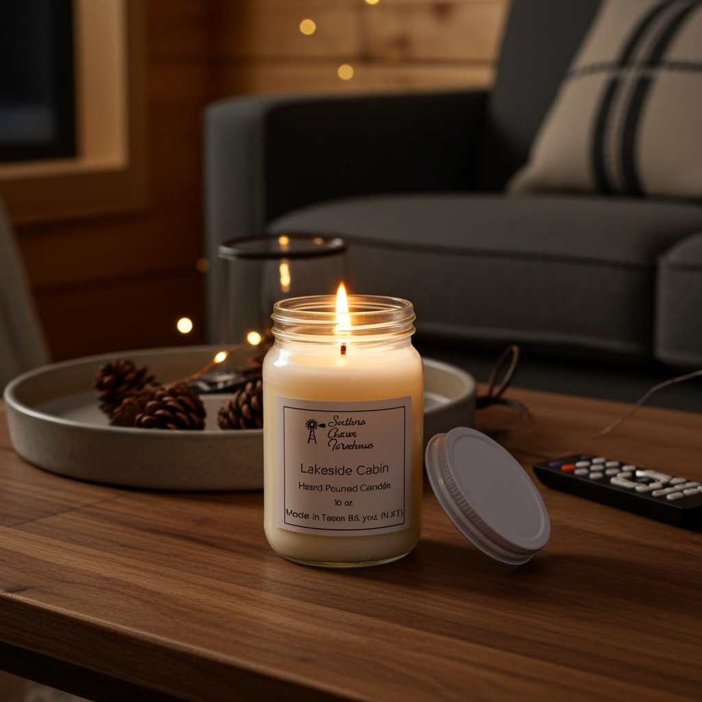 Lakeside Cabin Candle