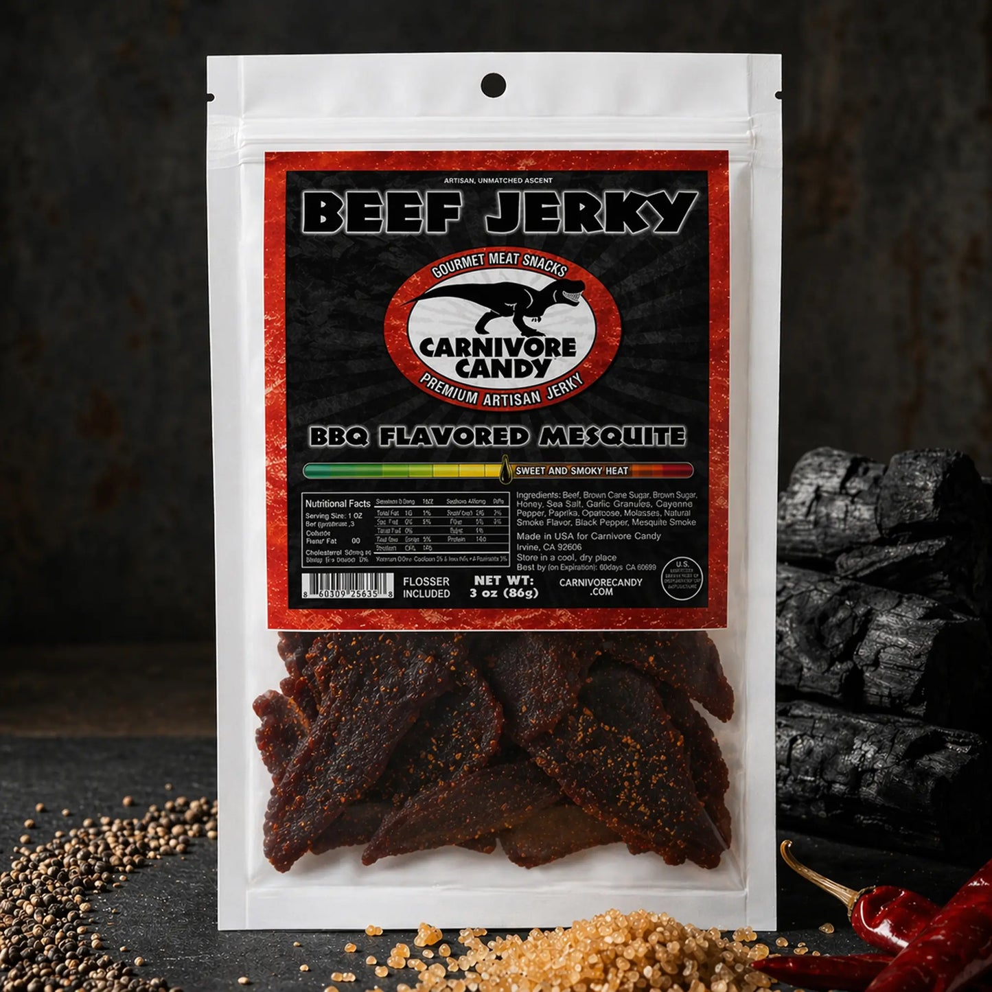 Barbecue Mesquite Beef Jerky