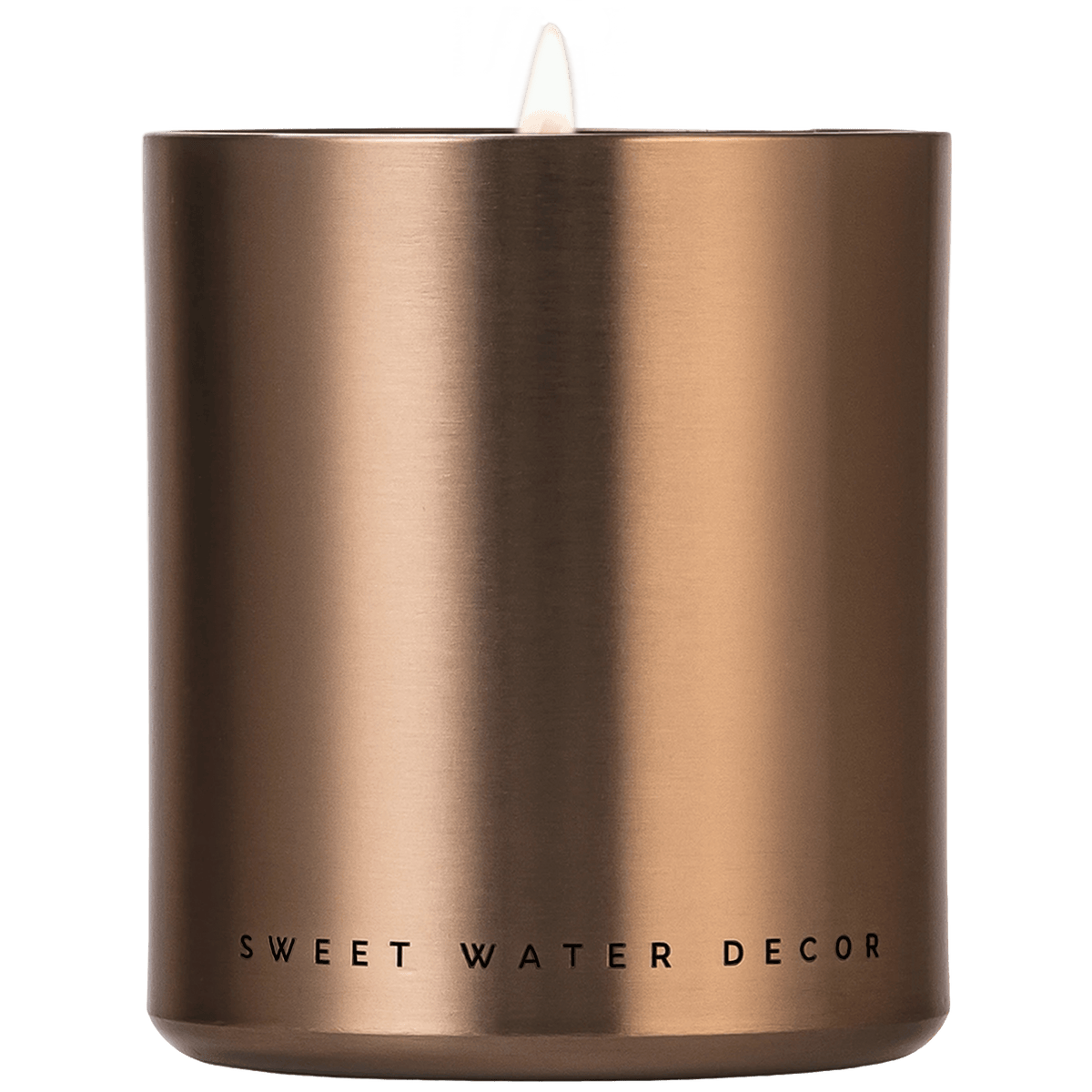 Hello Fall Soy Candle - Bronze Metal Aluminum Jar - 10 oz