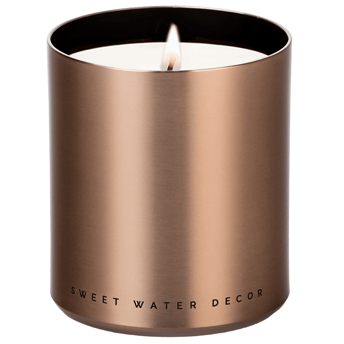 Hello Fall Soy Candle - Bronze Metal Aluminum Jar - 10 oz