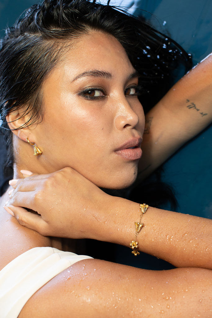 Crown Flower Bracelet