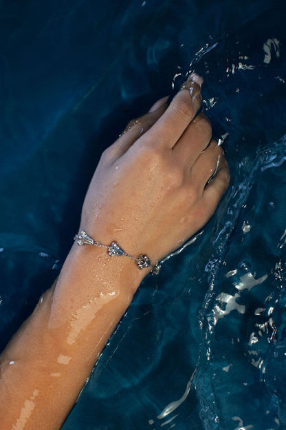 Crown Flower Bracelet