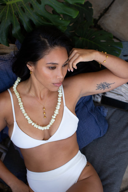 Pikake Hoop Earrings