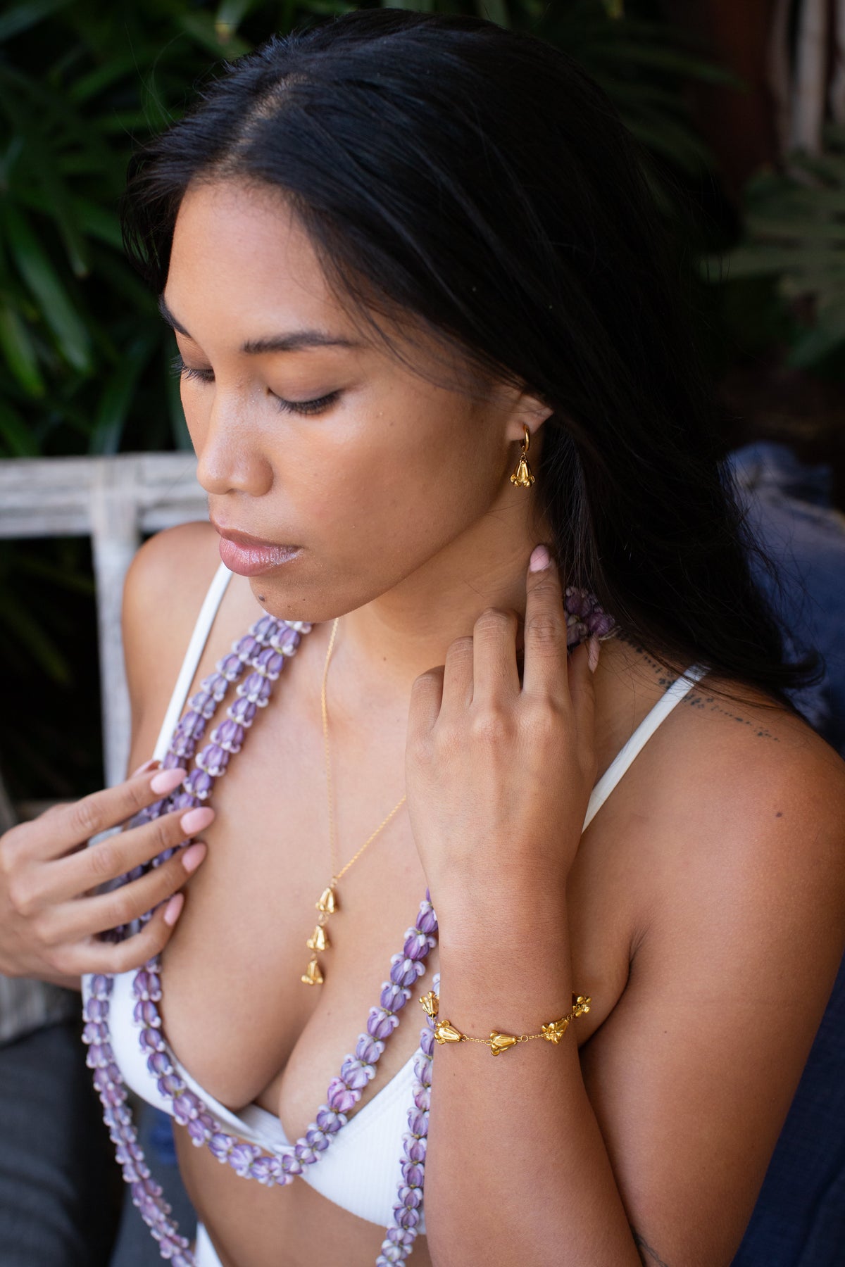 Crown Flower Bracelet