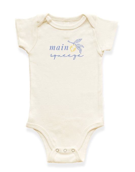 Main Squeeze Organic Cotton Baby Bodysuit