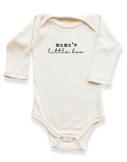 Mama's Little Boo Organic Bodysuit Long Sleeve