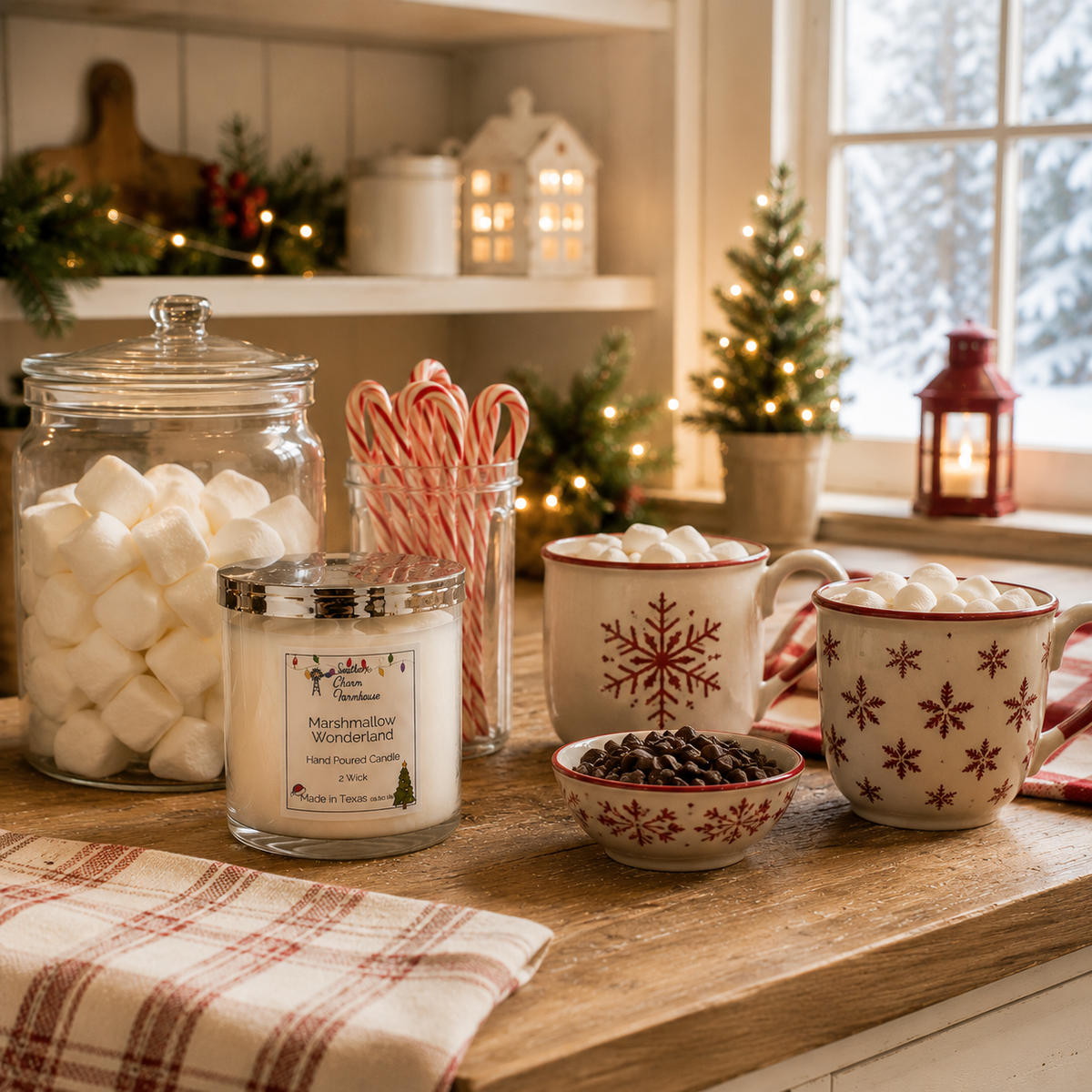 Marshmallow Wonderland Candle, 2 Wick
