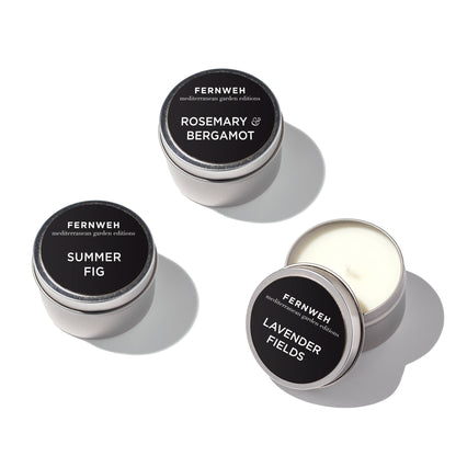 Rosemary & Bergamot Scented Soy Candle