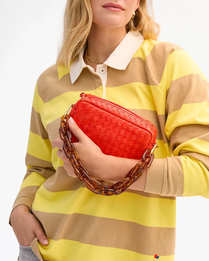 Clare V Midi Sac, Bright Poppy