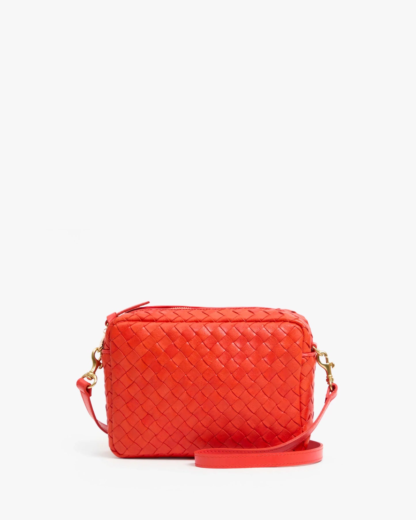 Clare V Midi Sac, Bright Poppy