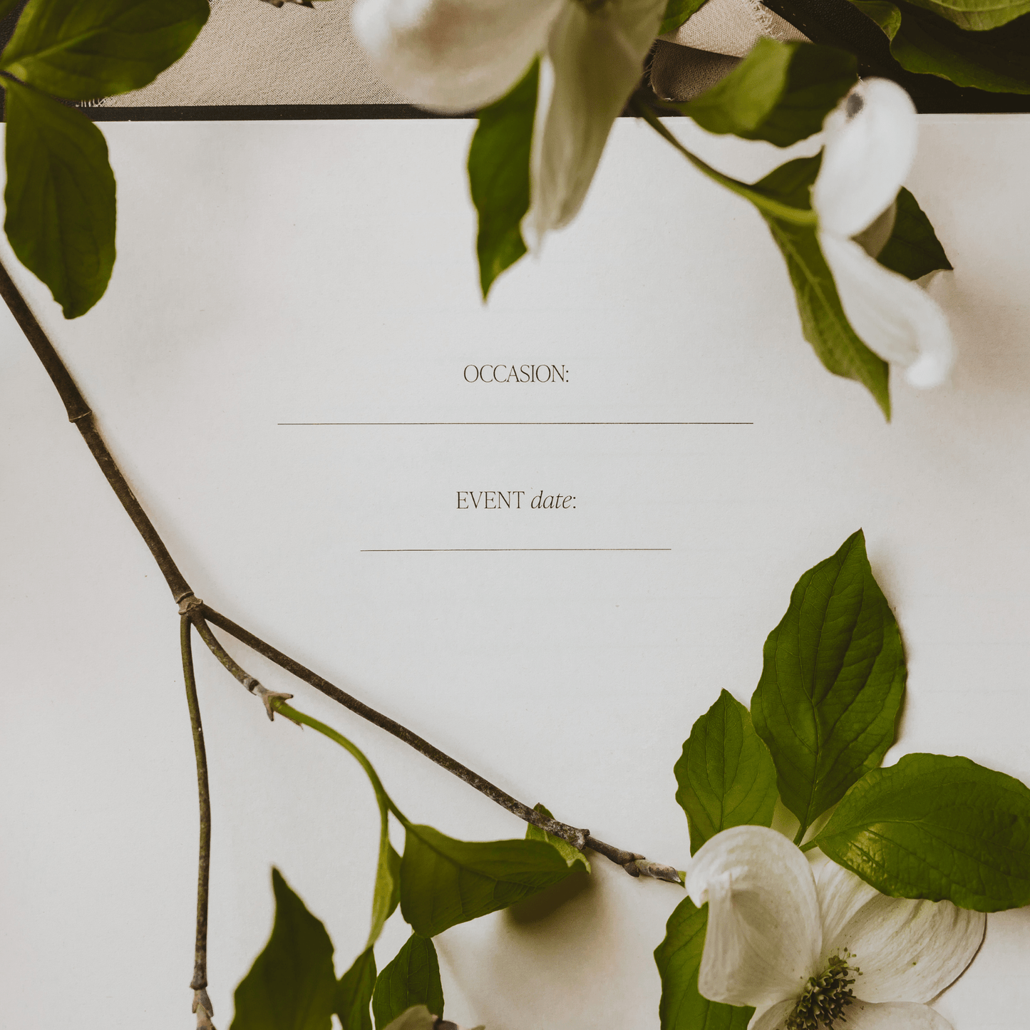Black Guest Book