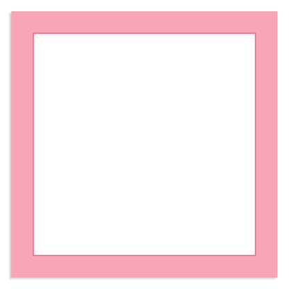 Pink Damask Notepad Block
