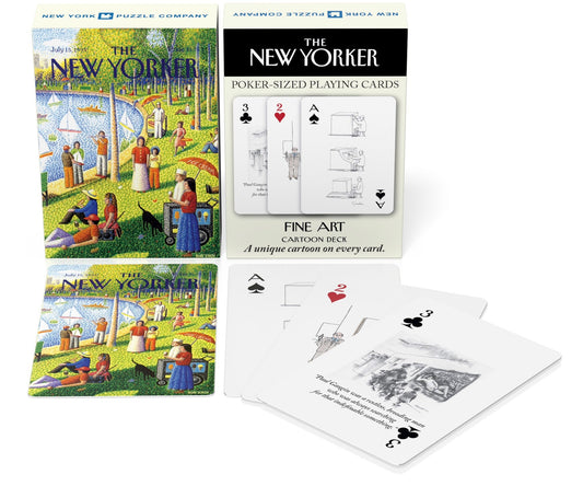 Fine Arts Cartoons Playing Cards