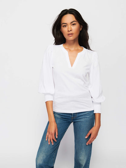 Nation Flora Peasant Tee