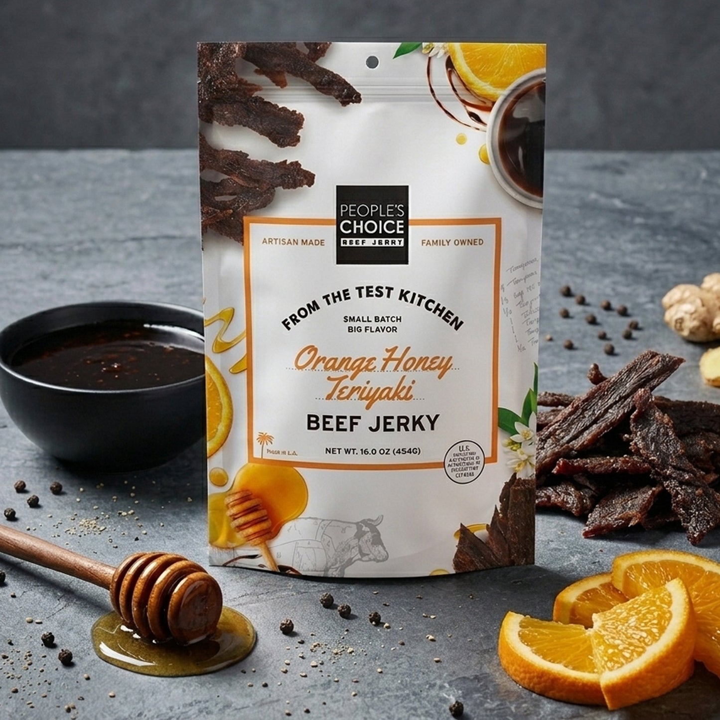 Orange Honey Teriyaki Beef Jerky