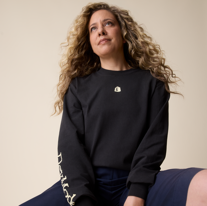 Output Long Sleeve Tee (Washed Black)