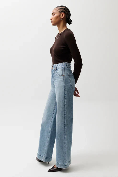 Pistola Lana High Rise Ultra Wide Leg Jean