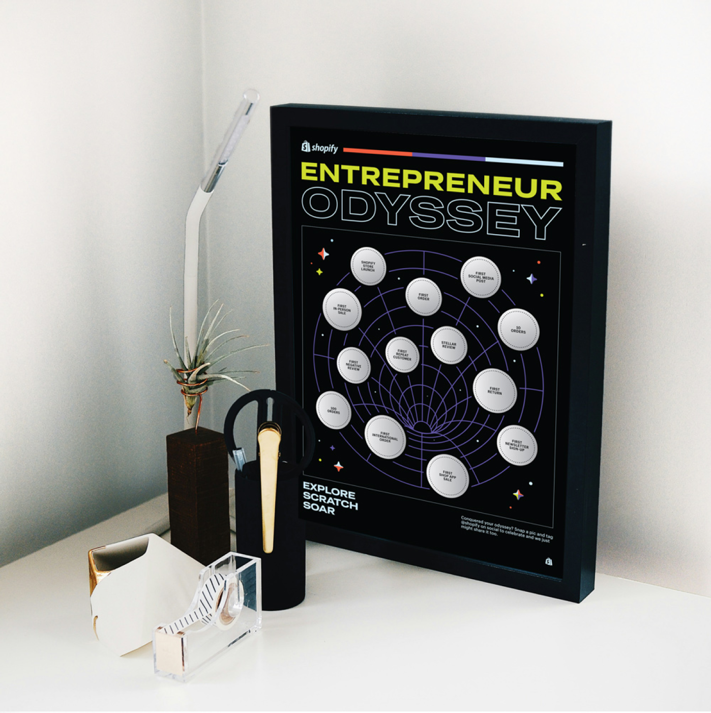 Scratch-off Poster: Entrepreneur Odyssey Edition