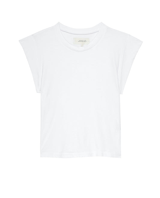 THE GREAT. The Peak Shoulder Tee