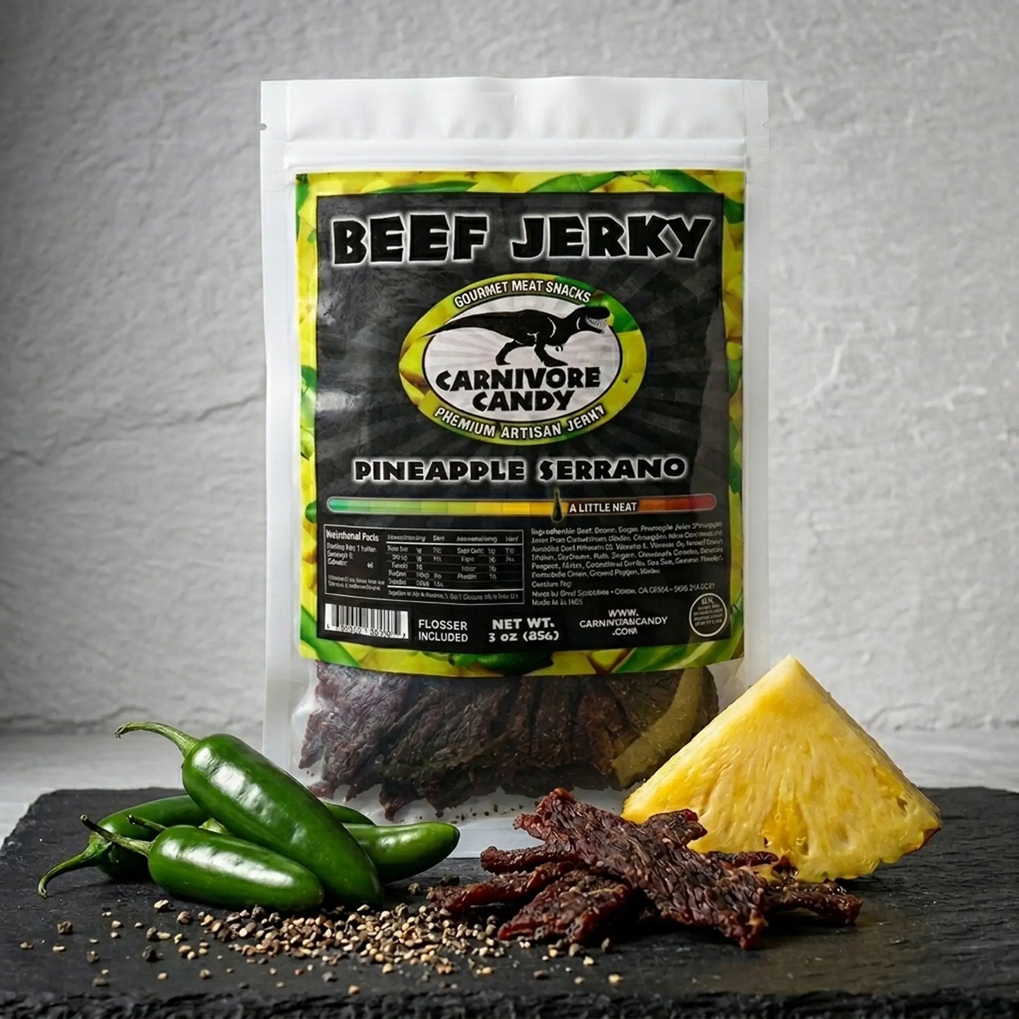 Pineapple Serrano Beef Jerky