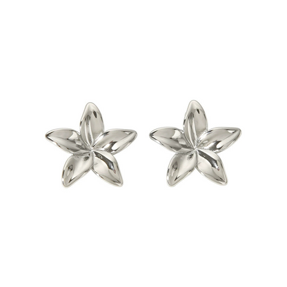 Plumeria Statement Studs