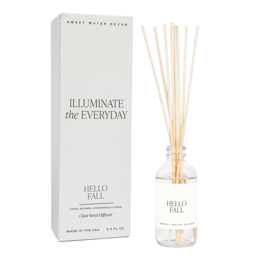 Hello Fall Clear Reed Diffuser