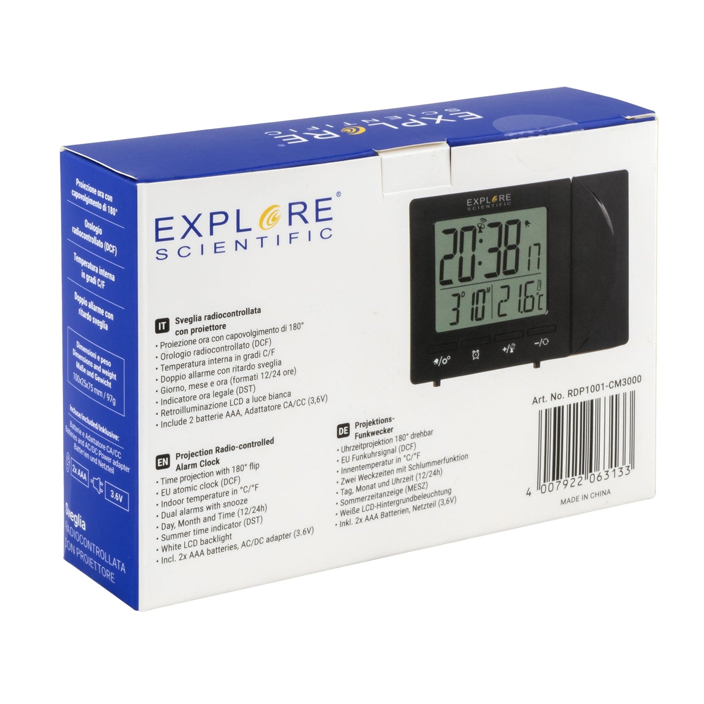 Radio Controlled Projection Clock